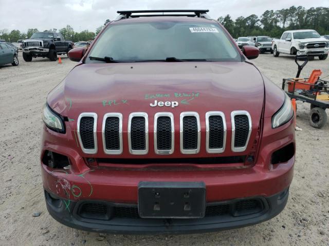 1C4PJLCB2EW262522 - 2014 JEEP CHEROKEE LATITUDE RED photo 5