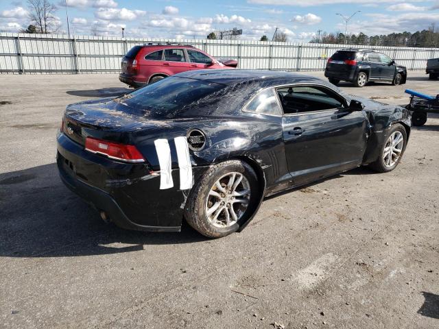 2G1FD1E33F9276753 - 2015 CHEVROLET CAMARO LT BLACK photo 3