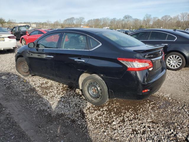 3N1AB7AP4FY327327 - 2015 NISSAN SENTRA S BLACK photo 2