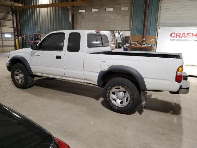 5TEWM72N23Z263367 - 2003 TOYOTA TACOMA XTRACAB WHITE photo 2