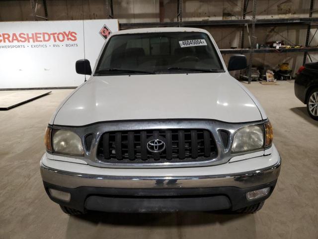 5TEWM72N23Z263367 - 2003 TOYOTA TACOMA XTRACAB WHITE photo 5