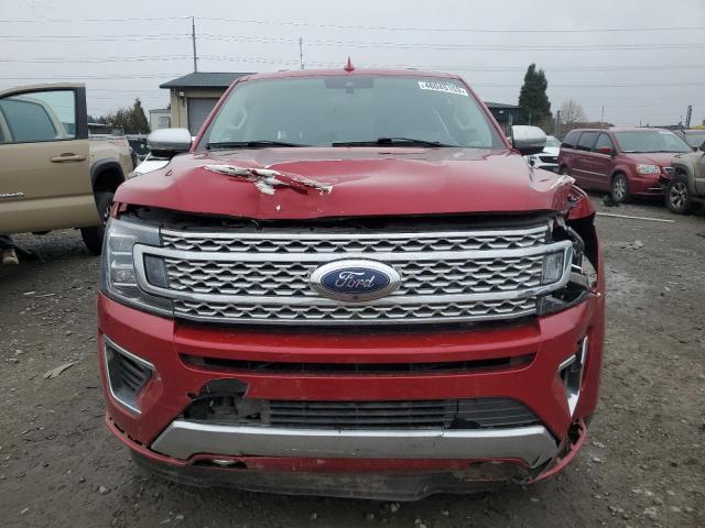 1FMJK1MT0MEA71230 - 2021 FORD EXPEDITION MAX PLATINUM RED photo 5