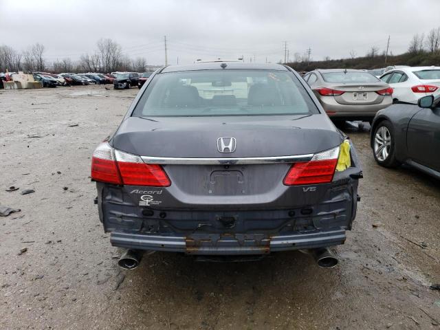 1HGCR3F80EA025713 - 2014 HONDA ACCORD EXL GRAY photo 6