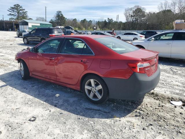 4T1BF1FK0DU716980 - 2013 TOYOTA CAMRY L RED photo 2