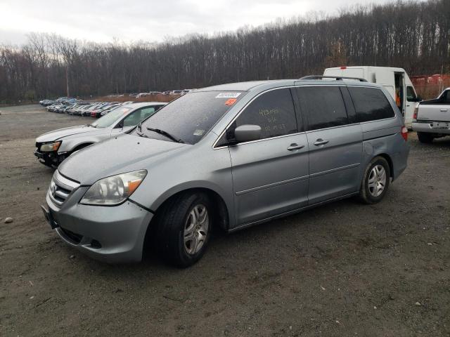 5FNRL38447B096105 - 2007 HONDA ODYSSEY EX SILVER photo 1