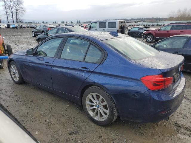 WBA8A3C50GK690093 - 2016 BMW 320 XI BLUE photo 2