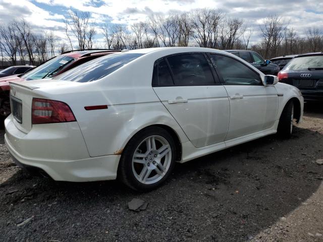 19UUA66217A031371 - 2007 ACURA TL WHITE photo 3