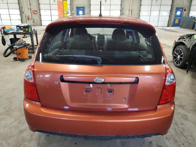 KNAFE161775009015 - 2007 KIA SPECTRA5 SX MAROON photo 6