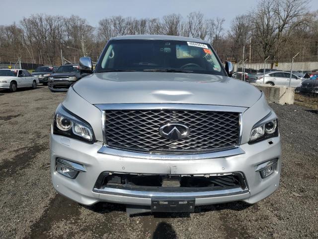 JN8AZ2NE5F9081855 - 2015 INFINITI QX80 SILVER photo 5