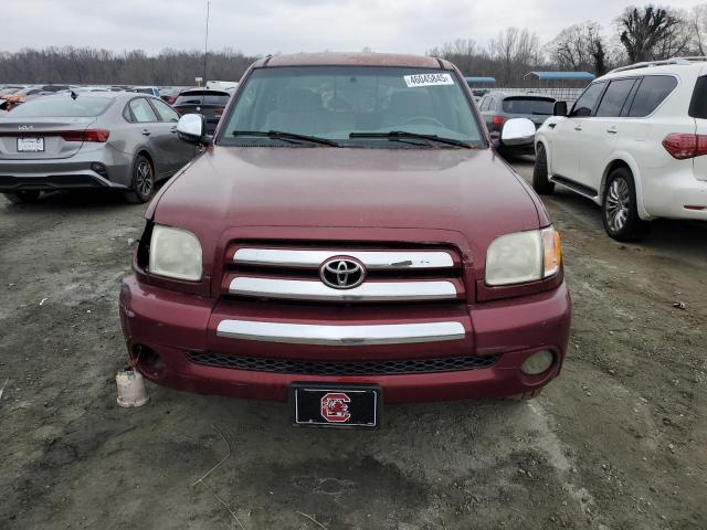 5TBRN34174S440967 - 2004 TOYOTA TUNDRA ACCESS CAB SR5 BURGUNDY photo 5