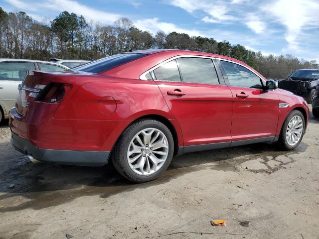 1FAHP2F87DG136538 - 2013 FORD TAURUS LIMITED RED photo 3