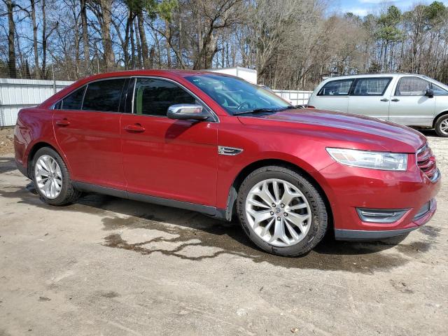 1FAHP2F87DG136538 - 2013 FORD TAURUS LIMITED RED photo 4