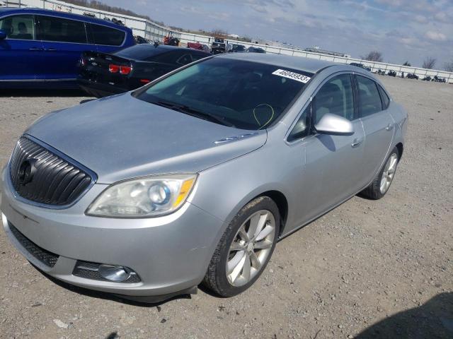 1G4PP5SKXC4152365 - 2012 BUICK VERANO SILVER photo 1