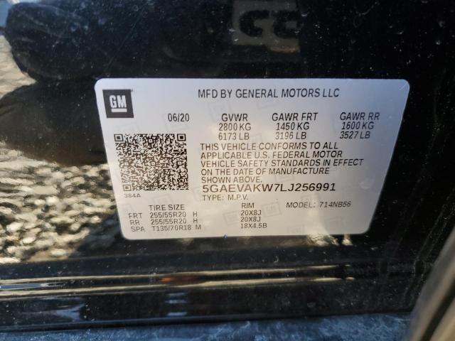 5GAEVAKW7LJ256991 - 2020 BUICK ENCLAVE ESSENCE 黑色 照片 13