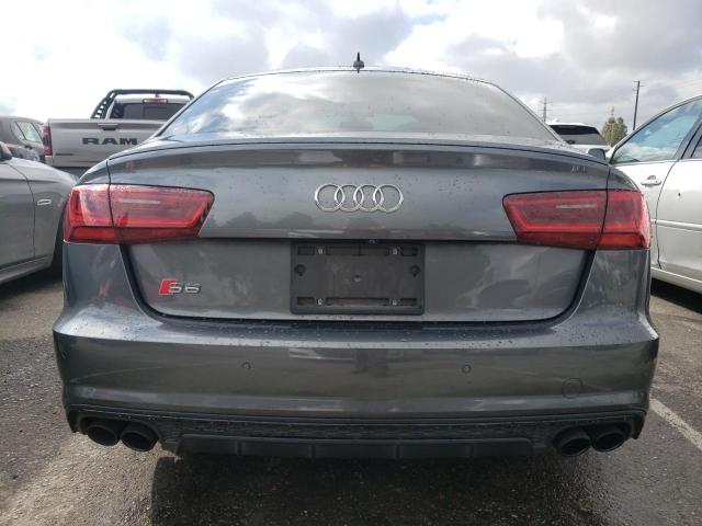 WAUHFAFC7JN003312 - 2018 AUDI S6 PRESTIGE GRAY photo 6