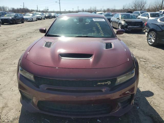 2C3CDXL93LH157319 - 2020 DODGE CHARGER SRT HELLCAT BURGUNDY photo 5