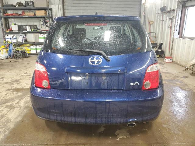 JTKKT624660167998 - 2006 TOYOTA SCION XA BLUE photo 6