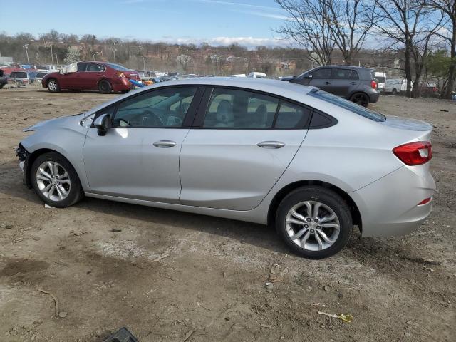 1G1BC5SM2K7148084 - 2019 CHEVROLET CRUZE LS SILVER photo 2