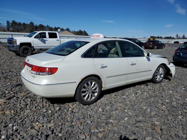 KMHFC46F77A155522 - 2007 HYUNDAI AZERA SE WHITE photo 3