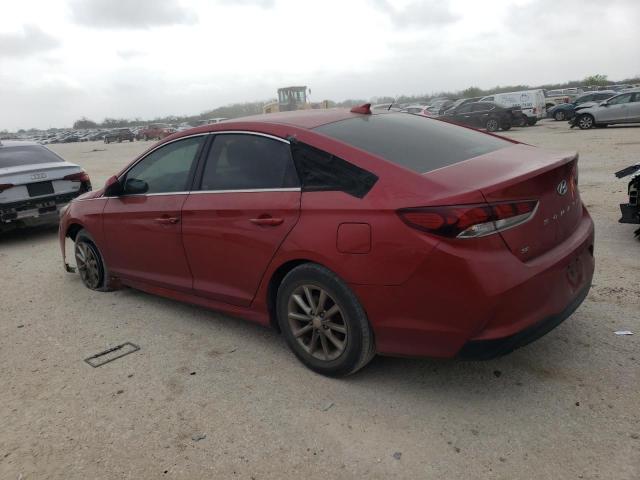 5NPE24AF9KH787191 - 2019 HYUNDAI SONATA SE RED photo 2