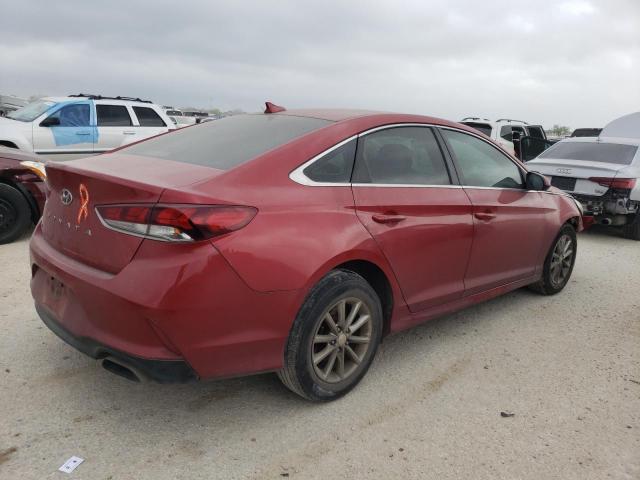 5NPE24AF9KH787191 - 2019 HYUNDAI SONATA SE RED photo 3