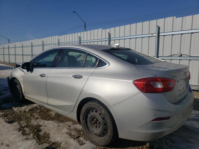 3G1BF5SM7HS504708 - 2017 CHEVROLET CRUZE PREMIER GRAY photo 2