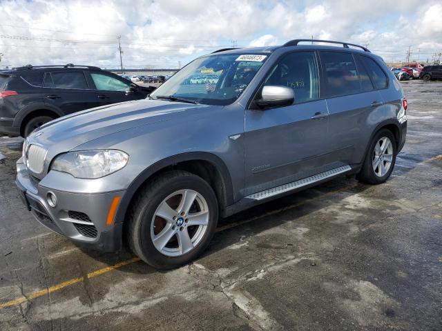 5UXZW0C55CL664387 - 2012 BMW X5 XDRIVE35D GRAY photo 1