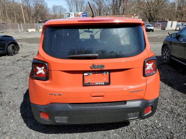 ZACCJBABXJPJ00797 - 2018 JEEP RENEGADE SPORT ORANGE photo 6