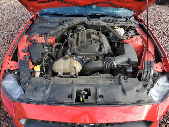 1FATP8UH5K5109413 - 2019 FORD MUSTANG RED photo 11