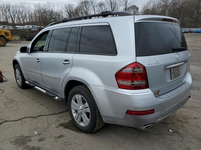 4JGBF71E28A308606 - 2008 MERCEDES-BENZ GL 450 4MATIC SILVER photo 2