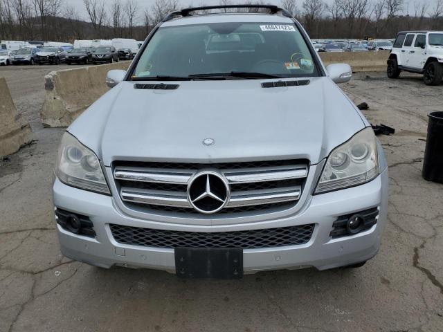 4JGBF71E28A308606 - 2008 MERCEDES-BENZ GL 450 4MATIC SILVER photo 5