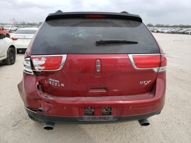 2LMDJ6JK1FBL29184 - 2015 LINCOLN MKX BURGUNDY photo 6