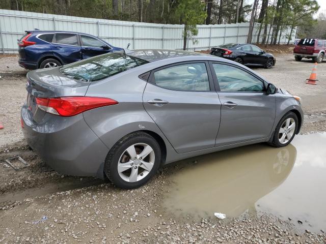 5NPDH4AEXDH399648 - 2013 HYUNDAI ELANTRA GLS GRAY photo 3