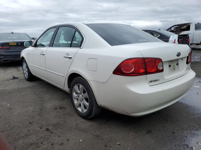 KNAGE123665076683 - 2006 KIA OPTIMA LX WHITE photo 2