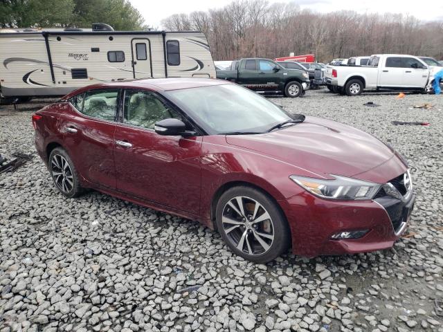 1N4AA6AP4JC403761 - 2018 NISSAN MAXIMA 3.5S BURGUNDY photo 4