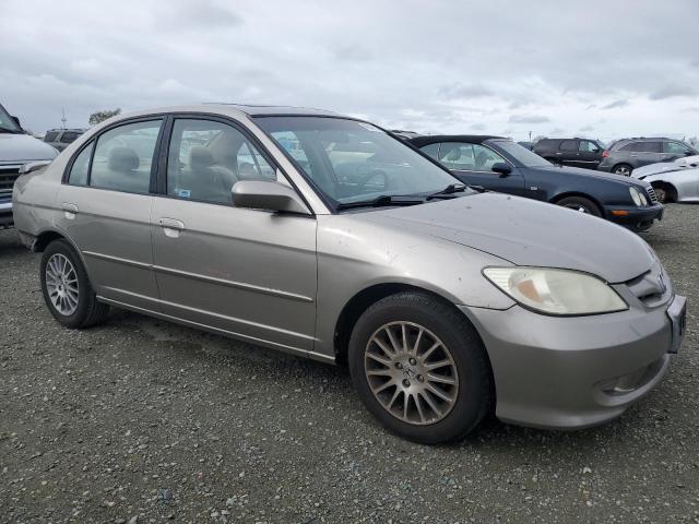 2HGES26755H545115 - 2005 HONDA CIVIC EX BEIGE photo 4