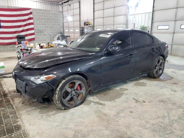 ZARFAEDN6H7533554 - 2017 ALFA ROMEO GIULIA Q4 BLACK photo 1