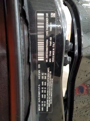 ZARFAEDN6H7533554 - 2017 ALFA ROMEO GIULIA Q4 BLACK photo 12