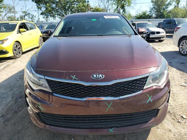 5XXGT4L36GG019390 - 2016 KIA OPTIMA LX BURGUNDY photo 5