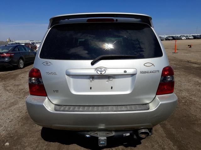 JTEDP21A540007088 - 2004 TOYOTA HIGHLANDER BASE SILVER photo 6