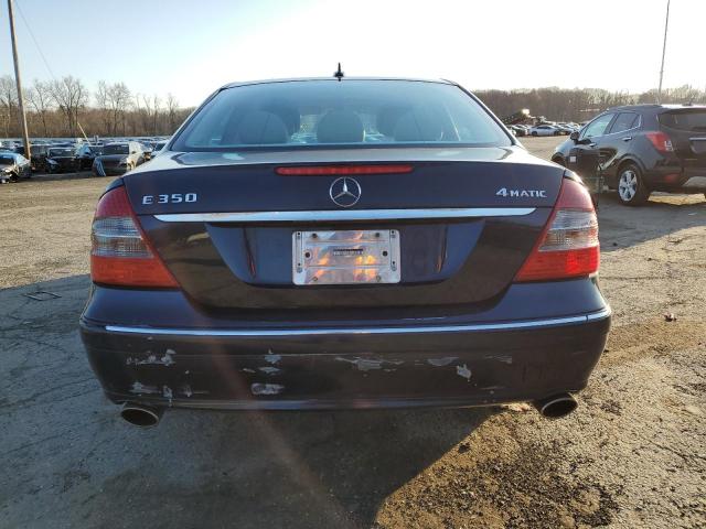 WDBUF87XX8B265654 - 2008 MERCEDES-BENZ E 350 4MATIC BLUE photo 6