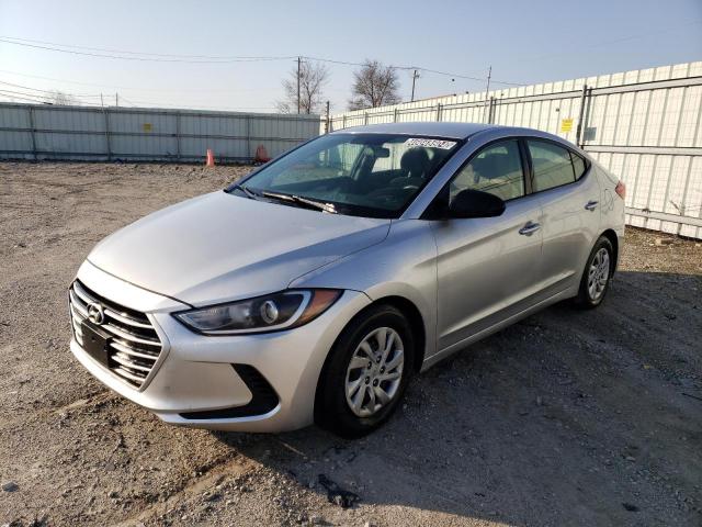 5NPD74LF4HH200124 - 2017 HYUNDAI ELANTRA SE SILVER photo 1