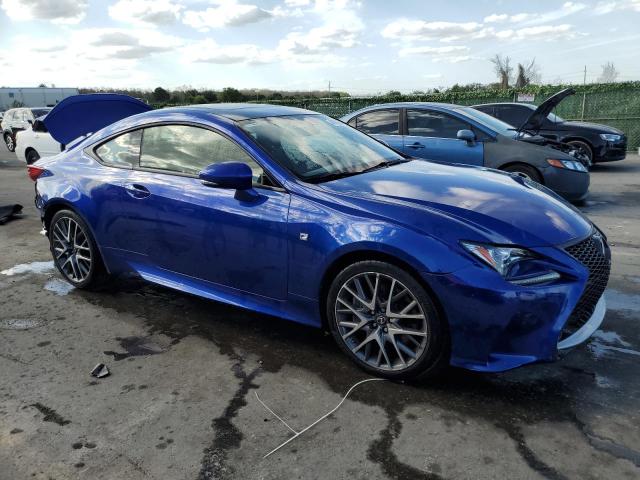 JTHHE5BC5F5007108 - 2015 LEXUS RC 350 BLUE photo 4