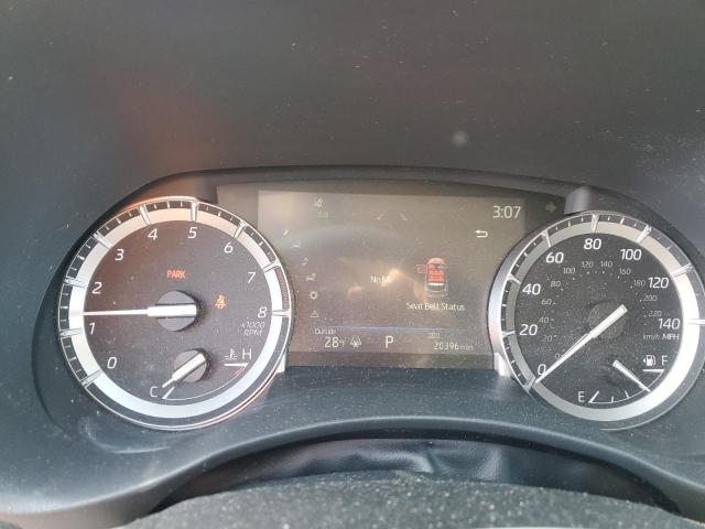 5TDGZRBH9NS573513 - 2022 TOYOTA HIGHLANDER XLE RED photo 9