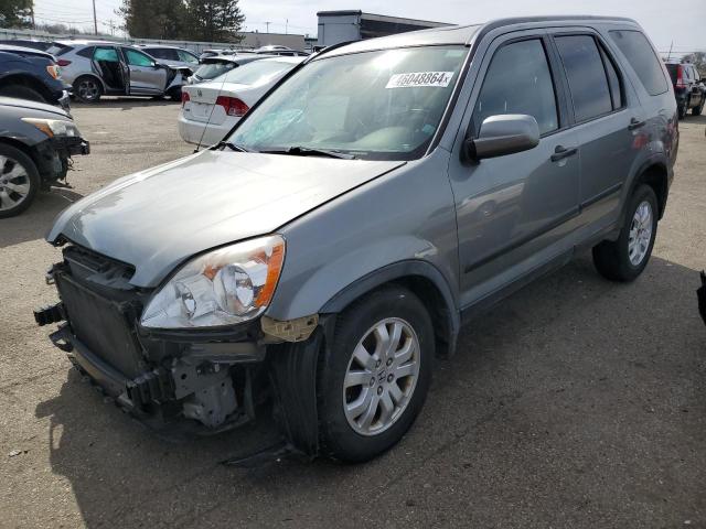 JHLRD78855C025144 - 2005 HONDA CR-V EX SILVER photo 1