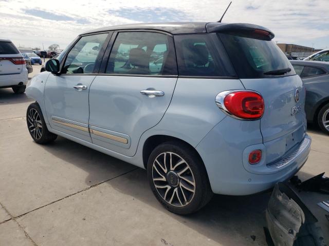 ZFBCFACHXEZ006977 - 2014 FIAT 500L LOUNGE WHITE photo 2