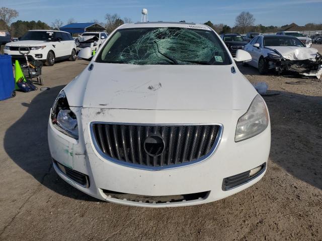 2G4GS5EK1C9127989 - 2012 BUICK REGAL PREMIUM WHITE photo 5