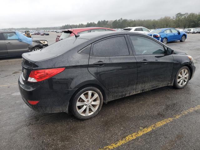 KMHCU4AE2DU350727 - 2013 HYUNDAI ACCENT GLS BLACK photo 3