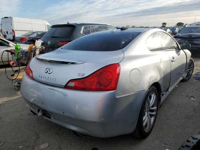 JN1CV6EK8AM100274 - 2010 INFINITI G37 BASE SILVER photo 3