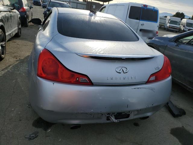 JN1CV6EK8AM100274 - 2010 INFINITI G37 BASE SILVER photo 6